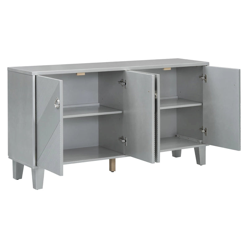 Luxury Cabinet Adorned with Geometric Patterns
