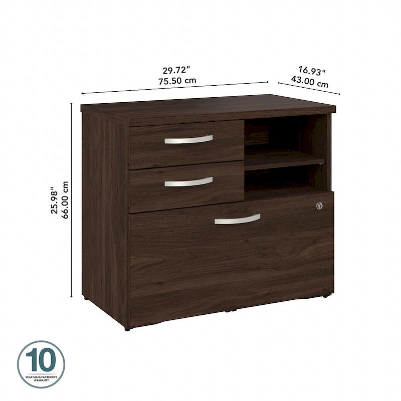 Storage Cabinet with Drawers and Shelves