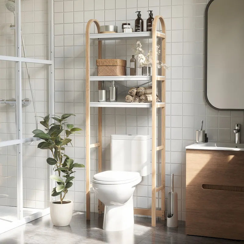 24" 3-Tier Over-Toilet Bathroom Shelf