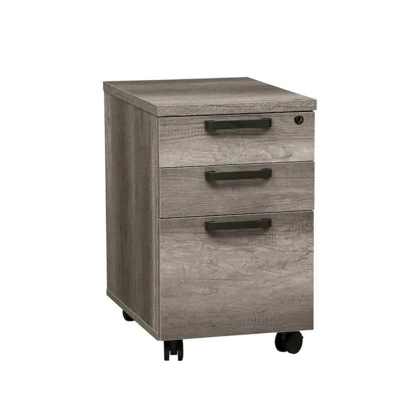 Greystone Mobile File Cabinet with Locking Drawers