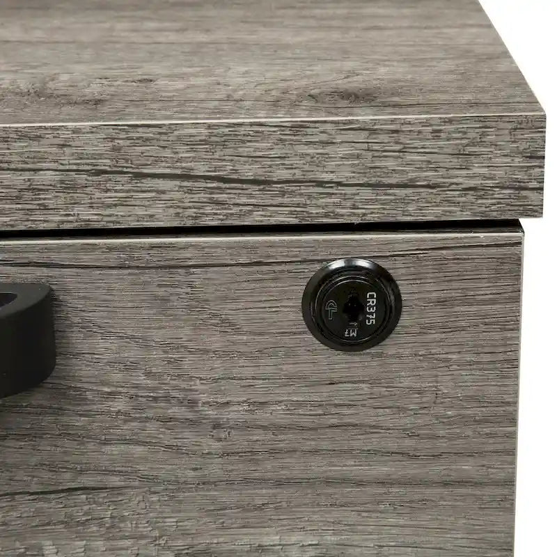 Greystone Mobile File Cabinet with Locking Drawers