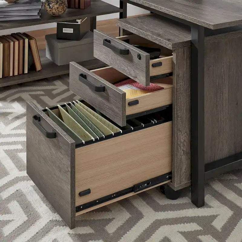 Greystone Mobile File Cabinet with Locking Drawers