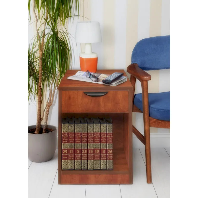 Home Office Fax/Printer Stand in Cherry