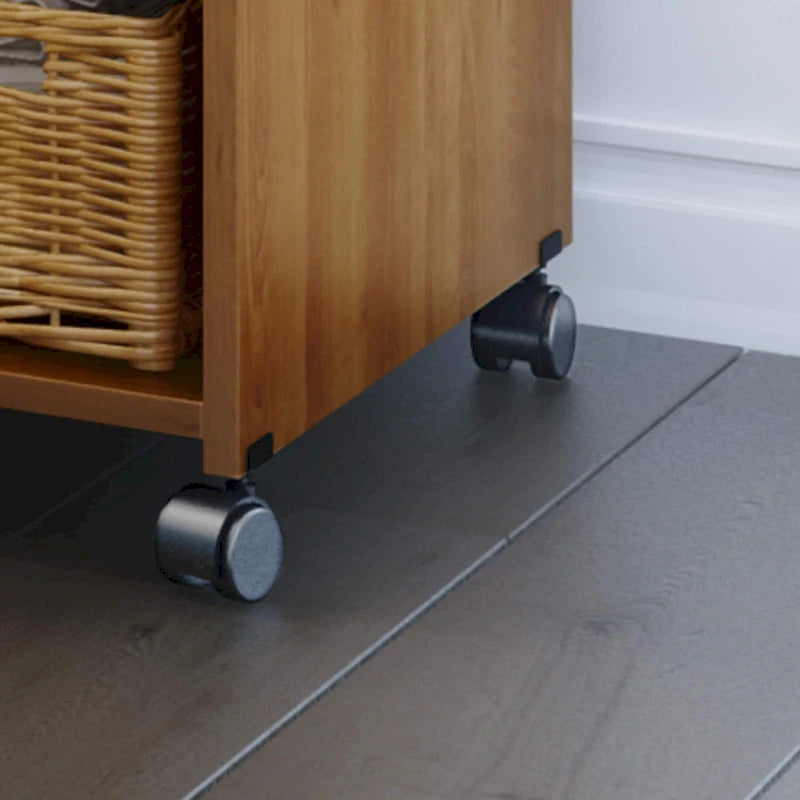 Printer Stand with Cabinet and Open Shelf