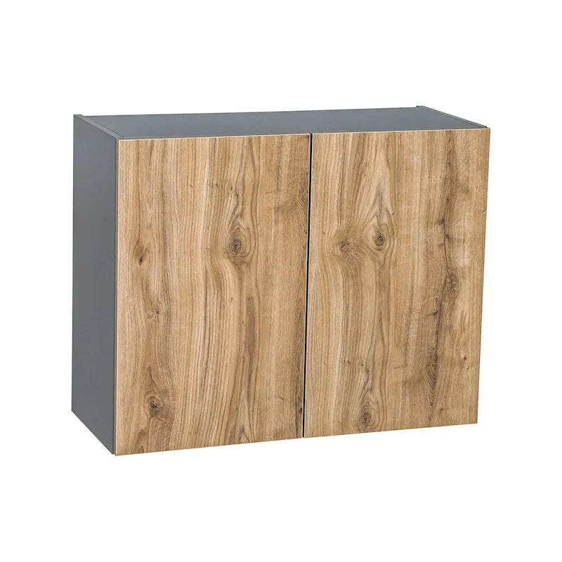 36x24 Double Door Grey Wall Cabinet