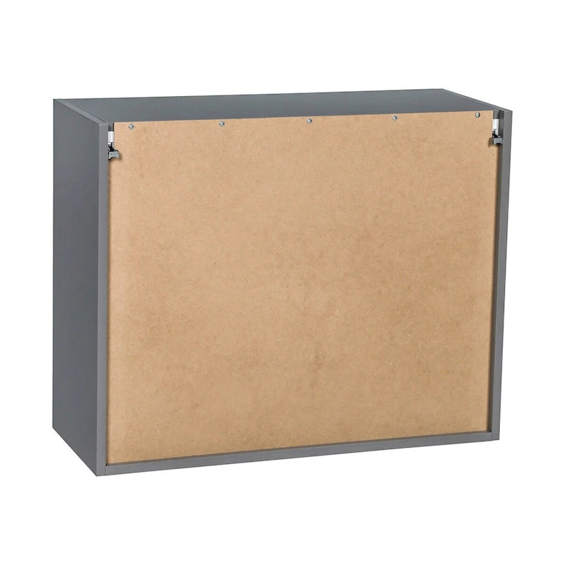 36x24 Double Door Grey Wall Cabinet