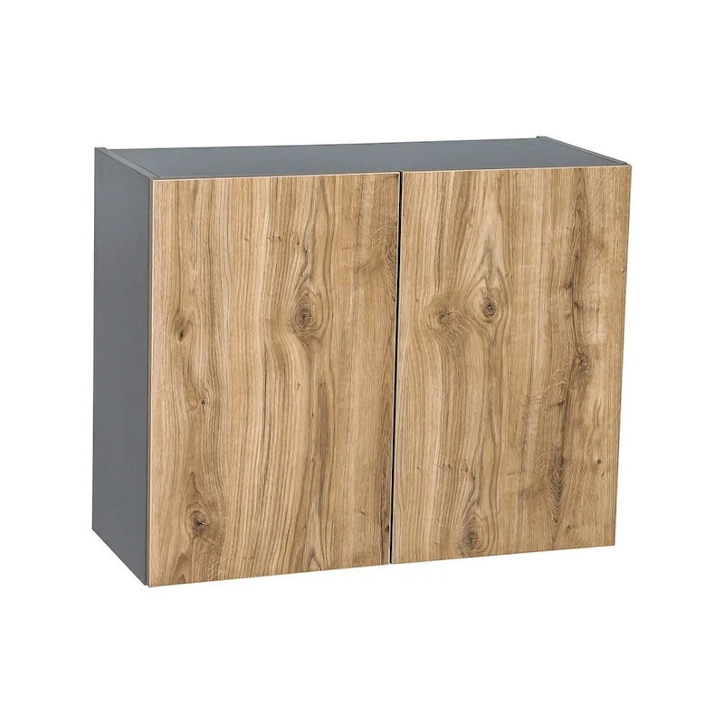 36x24 Double Door Grey Wall Cabinet