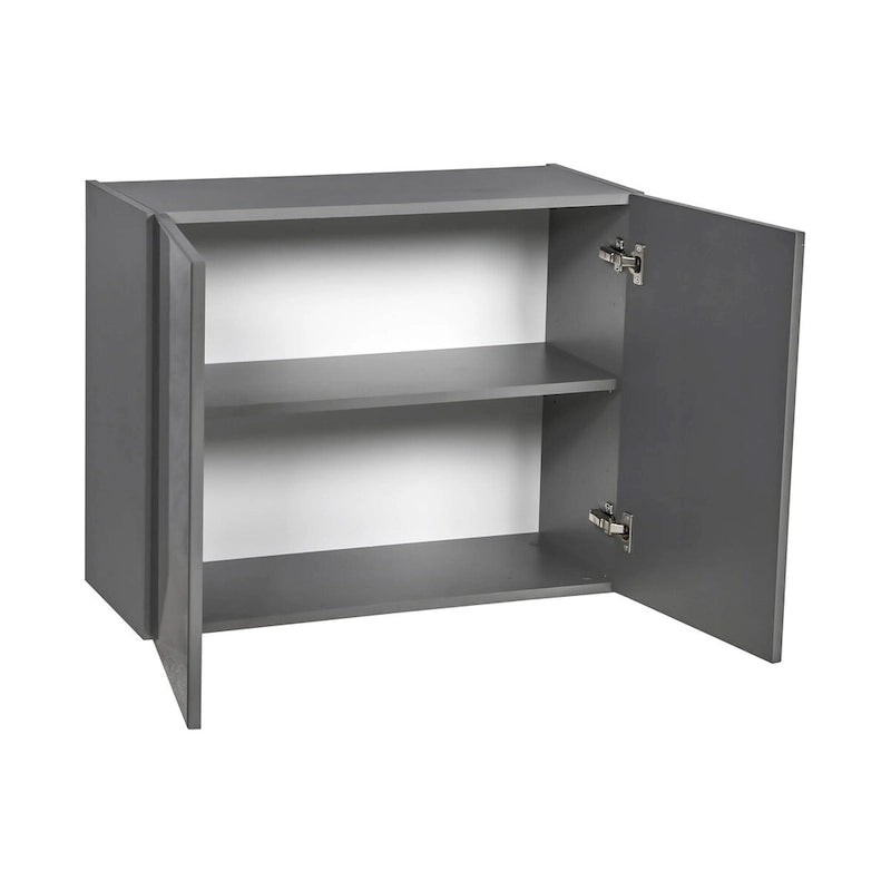 36x24 Double Door Grey Wall Cabinet