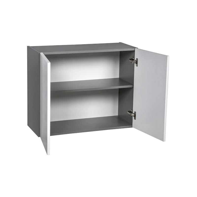 36x24 Double Door Grey Wall Cabinet