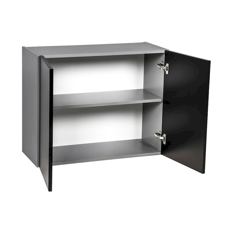 36x24 Double Door Grey Wall Cabinet