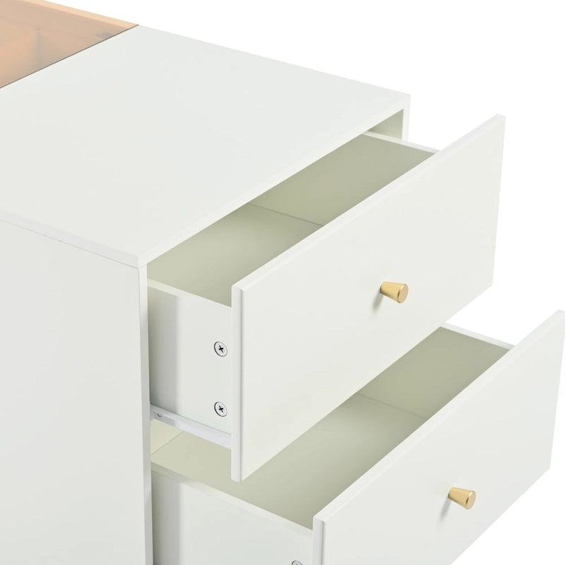Modern Luxury Multi-Functional Island Vanity Dresser