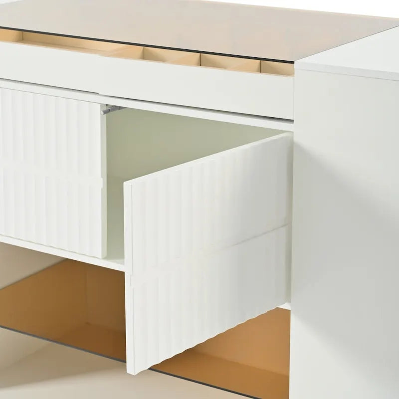 Modern Luxury Multi-Functional Island Vanity Dresser
