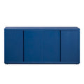 63 Four-Door Sideboard with Adjustable Shelves for Hallway Entryway Living Room