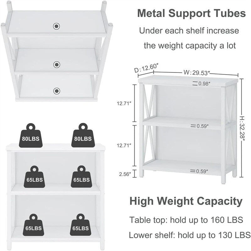 2 Shelf Bookshelf