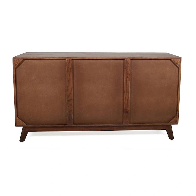 Wood Six Drawer Sideboard Buffet